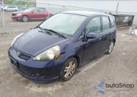2008 Honda Fit Sport from USA, damaged, VIN JHMGD38658S022975